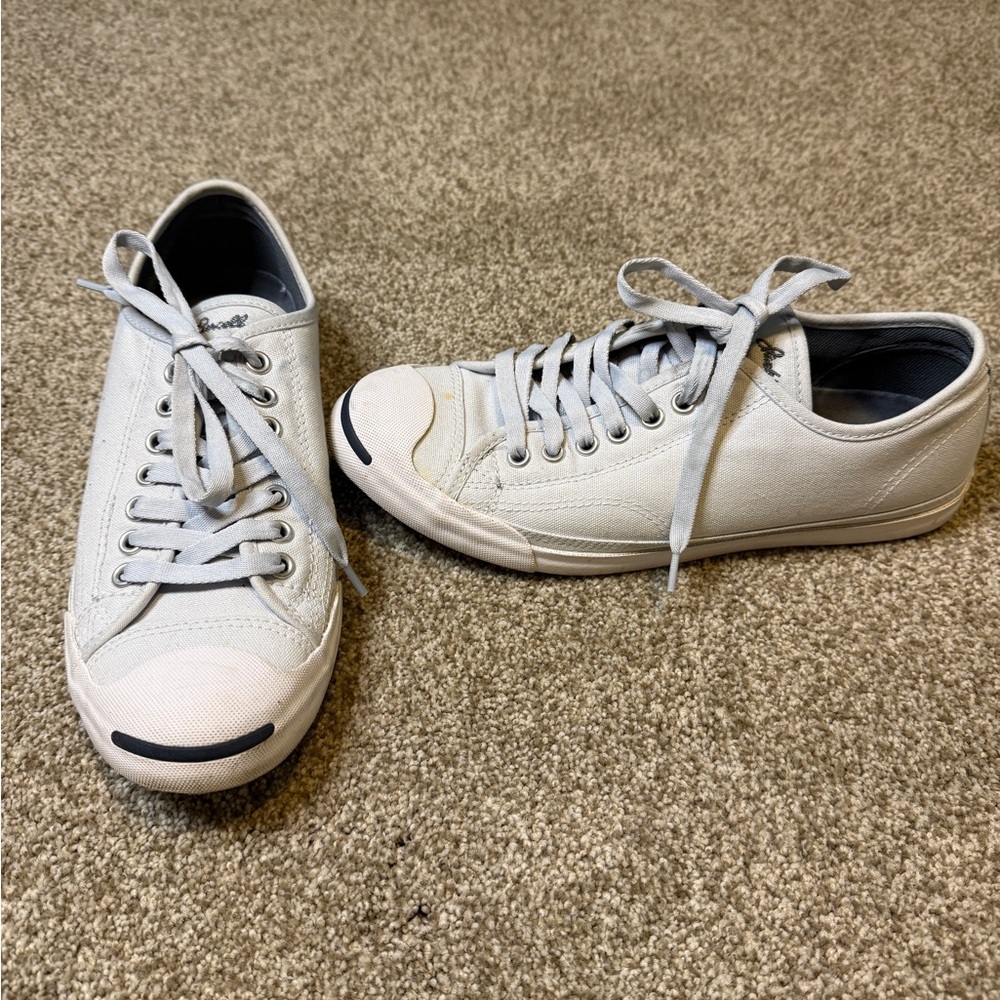 Converse light blue canvas Sneakers size 9.5